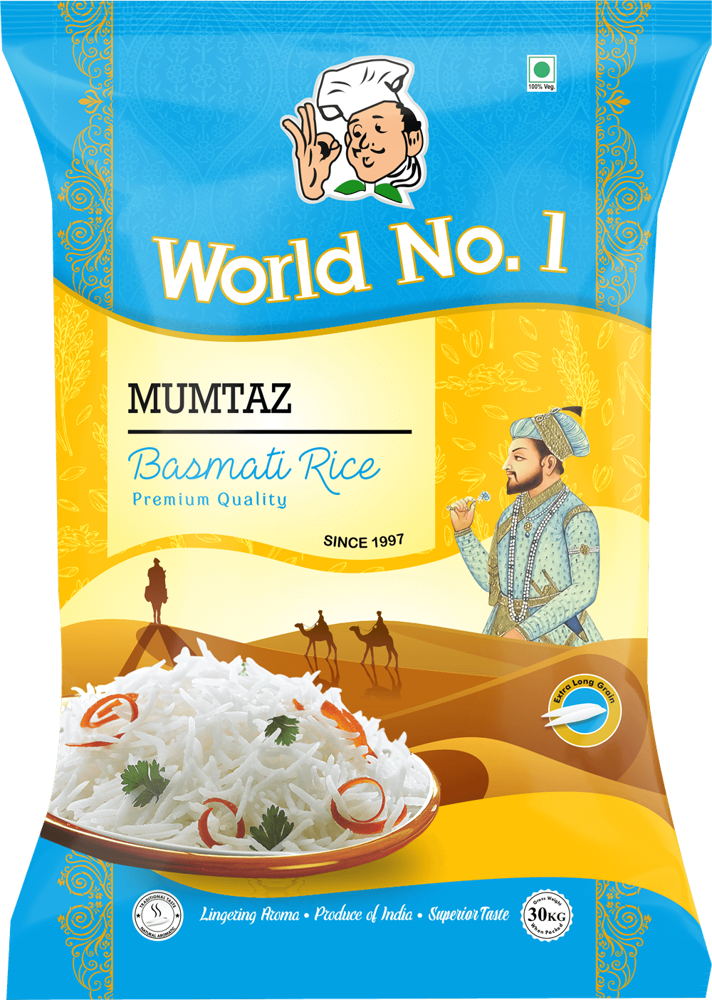 WORLD NO 1 MUMTAZ BASMATI RICE