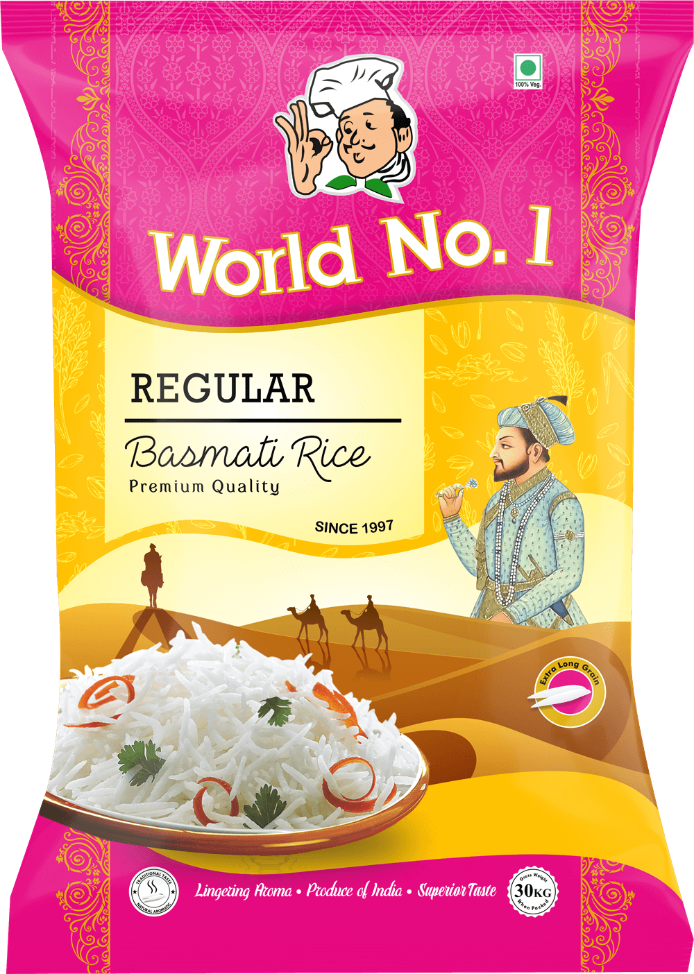WORLD NO 1 REGULAR BASMATI RICE